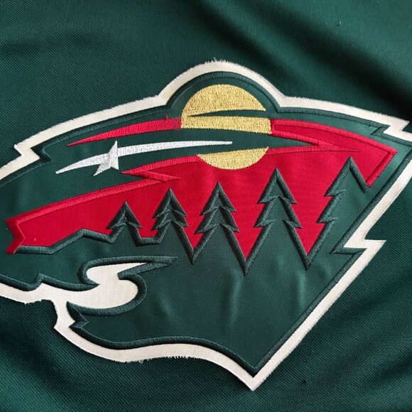 Mens Reebok CCM Minnesota Wild Hockey Jersey Size Large - Picture 2 of 5
